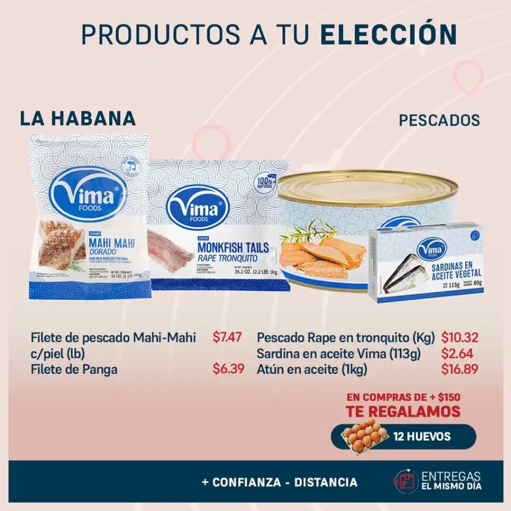 Productos a tu Elección - Pescados - La Habana