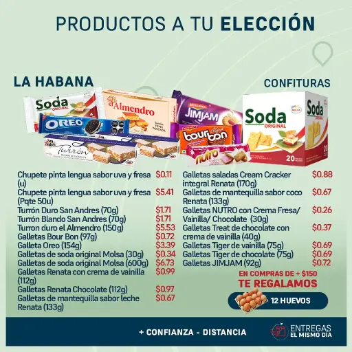 Productos a tu Elección - Confituras 2 - La Habana
